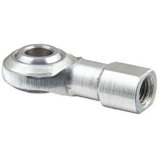 Sealmaster CFF 5 Rod End Bearing, Two Piece, Commercial, Non Relubricatable, Female Shank, Right Hand Thread, 5/16" 24 Shank Thread Size, 5/16" Bore, 7 degrees Misalignment Angle, 7/16" Length Through Bore, 7/8" Overall Head Width, 0.6