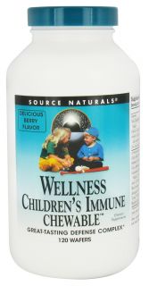 Source Naturals   Wellness Childrens Immune   120 Chewable Wafers