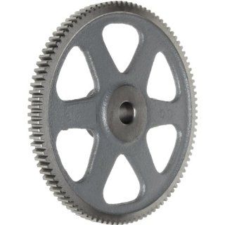 Boston Gear NA90 Spur Gear, 14.5 Pressure Angle, Cast Iron, Inch, 20 Pitch, 0.500" Bore, 4.600" OD, 0.375" Face Width, 90 Teeth