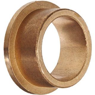 Bunting Bearings FFM040050025 40.0 MM Bore x 50.0 MM OD x 60.0 MM Length 25.0 MM Flange OD x 5.0 MM Flange Thickness Powdered Metal SAE 841 Flanged Metric Bearings Flanged Sleeve Bearings