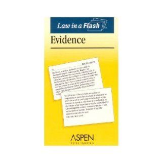 Law in a Flash Evidence (text only) by S. Emanuel S. Emanuel Books