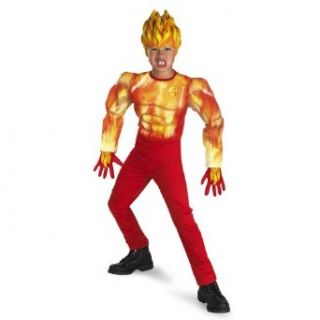Human Torch Muscle   Size Child M(7 8) Clothing