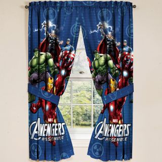 Marvel Avengers Classic Halo Rod Pocket Curtain Panel Pair