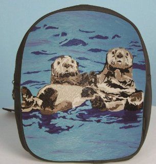 Sea Otters Purse Backpack   From My Original Painting, Best Friends   Support Wildlife Conservation   Read How 