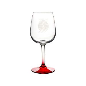 Portland Trail Blazers Boelter Brands Satin Etch Wine Glass