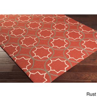 Hand hooked Dolly Contemporary Geometric Indoor/ Outdoor Area Rug (3 X 5)