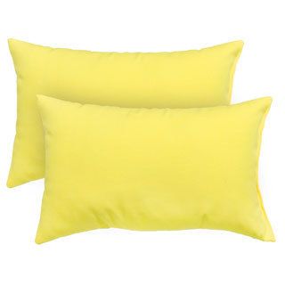 Rectangle Outdoor Suncrest Accent Pillows (set Of 2)