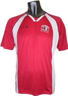Kelme SCU Women s Polyester Custom Soccer Jersey  RED/WHITE/BLACK WXL  Soccer Equipment  Sports & Outdoors