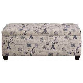 The Sole Secret Shoe Storage Bench   French Stamp Blue