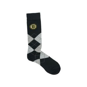 Boston Bruins For Bare Feet Argyle Dress Sock