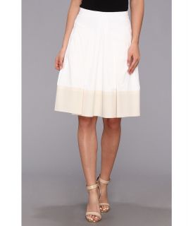 Rebecca Taylor Poplin Skirt Womens Skirt (White)
