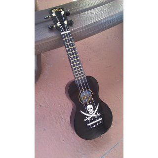 Mahalo U 30BK Painted Economy Soprano Ukulele, Black Musical Instruments