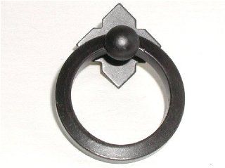 Top Knobs M638 Normandy Ring Pull Black   Cabinet And Furniture Pulls  