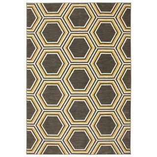 Karastan Panache Honey Queen Bungee Cord Rug (80 X 100)