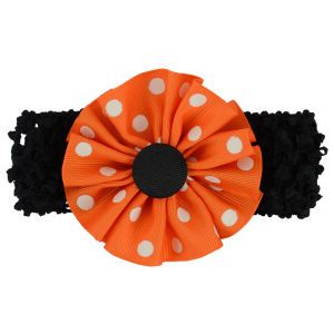 Oklahoma State Cowboys Crocheted Headband with Rosette