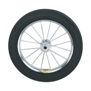  Tire on Spoked Ball Bearing Wheel 12in Semi Pneumatic