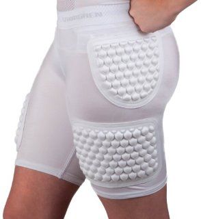 Stromgren Women's Flex Pad III Low Rise Basketball Compression Short with Pads  Baseball Sliding Pads  Sports & Outdoors