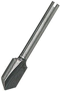 Dremel 640 1/4 Inch V Groove Router Bit   Power Rotary Tool Accessories  
