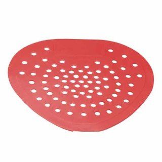 Hospeco Health Gards 03901 Cherry Deluxe Vinyl Deodorizing Urinal Screen Red (Case of 12) Science Lab Cleaning Supplies