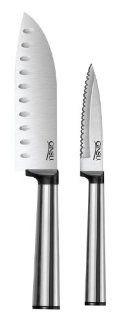 Ginsu 5212 Koden Series Serrated Stainless Steel Open Stock Santoku and Paring Set, 2 Piece Kitchen & Dining