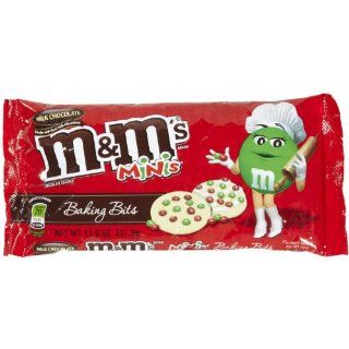 M&Ms Holiday Mini Baking Chips (11 oz bag)  Chocolate Chips  Grocery & Gourmet Food