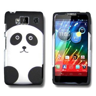 Panda Hard Case Snap On Rubberized Cover For Motorola Droid RAZR Maxx HD 4G Cell Phones & Accessories
