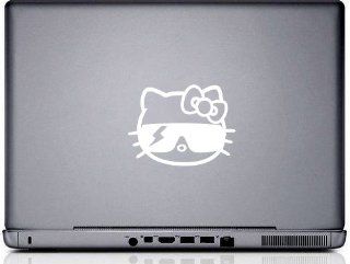 Hello Kitty Lady Gaga Glasses iPad Car Notebook Decal Sticker 4" 