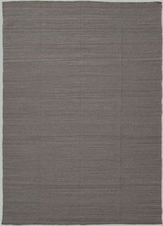 Area Rug 8x10 Rectangle Solid/Striped Stone Gray Stone Gray Color   Jaipur Nuance Collection  