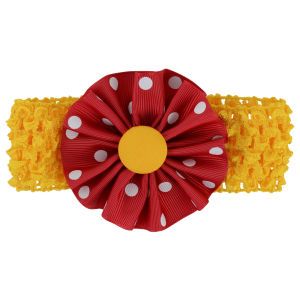 Iowa State Cyclones Crocheted Headband with Rosette