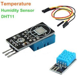 Sunkee Redesign DHT11 Temperature and Relative Humidity Sensor Module for arduino Science Lab Digital Thermometers