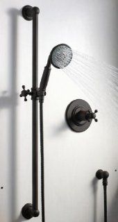 Newport Brass 280E/10B Traditional 36 Inch Slide Bar Handshower Kit, Oil Rubbed Bronze   Bathtub And Showerhead Faucet Systems  