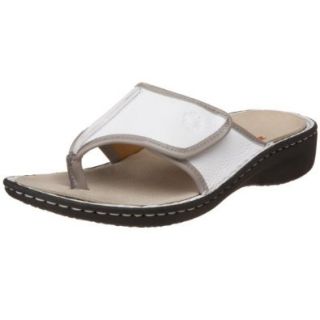 Zumfoot Women's Cocoa Piped Thong Sandal,White,38 EU (US Women's 7 7.5 M) Shoes