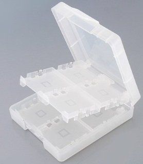 16 in 1 Card Storing Case for NDS, NDSL, DNSI, NDS XL, 3DS, 3DSLL (Transparent White) Toys & Games