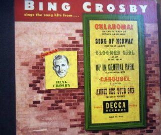 BING CROSBY SINGS Decca 78s album set 648 songs from Broadway shows including IF I LOVED YOU from Carousel. 4 78rpm records. Cover exc, records near mint. DECCA Books