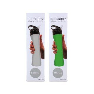 SMART PLANET EC94OCI WATER BOTTLE ECO SQUEEZ 2 PACK SILICONE  Sports Water Bottles  Sports & Outdoors