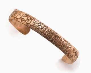 Asta Mangala Tibetan Pattern   Copper Bracelet   From India Health & Personal Care