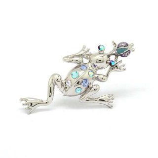 New Fashion Jewellery Gold Plated Austria Crystal Cockroach Frog Brooch Pin Brooches Charm Gift Jewelry