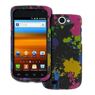 Colorful Paint Splatter Hard Case Cover for Samsung Galaxy Exhibit 4G SGH T679 Cell Phones & Accessories