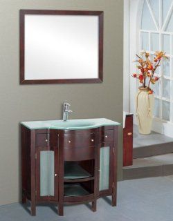 36" Umberto Series Single Bathroom Vanity Suneli 8421 36   Bathroom Vanity Cabinet And Sink  