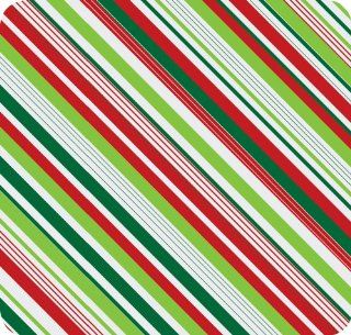 Jillson Roberts Bulk Printed Christmas Tissue, Christmas Stripe, 240 Sheets (BXPT654)  Gift Wrap Tissue 
