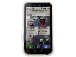 Silicone Phone Cover Case Transparent Clear For Motorola DEFY Cell Phones & Accessories