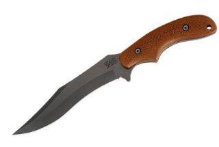 Kabar Adventure Baconmaker Straight Edge With Heavy Duty Polyester Sheath 1095 Cro Van Steel  Hunting Knives  Sports & Outdoors