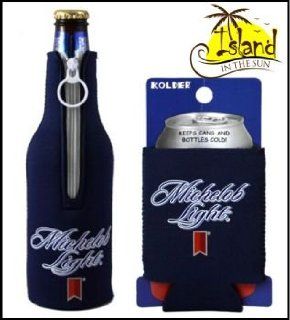 (2) Michelob Light Beer Can & Bottle Koozie Cooler  Sports & Outdoors