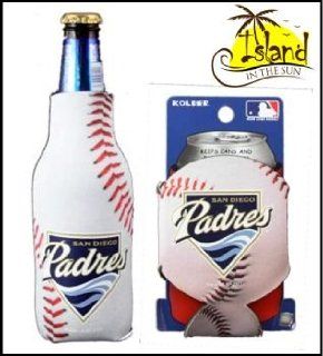 (2) SAN DIEGO PADRES MLB BASEBALL CAN & BOTTLE KOOZIE  Coolers  Sports & Outdoors