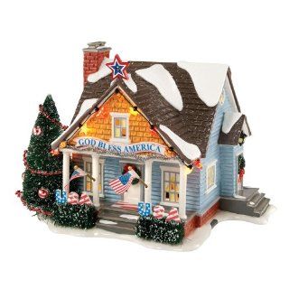 The Original Snow Village from Department 56 The Patriot House   Collectible Buildings