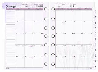 Day Runner 2014 Nature Monthly Desk Calendar Refill, 5.5 x 8.5 Inches (061 685)  Office Calendar Refills 