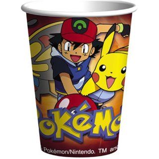 Pokemon Theme Cups   8 Count (9 oz.) Toys & Games