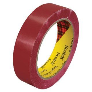 Scotch Specialty Packaging Tape 660 Red, 1 in x 72 yd, Conveniently Packaged (Pack of 1)