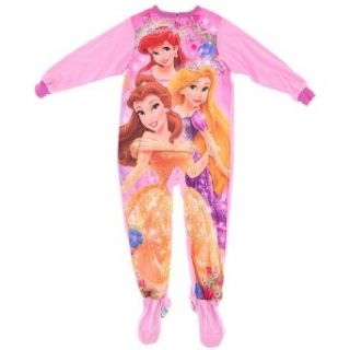 Disney Princess Pink Footie Pajama for Girls M/7 8 Clothing