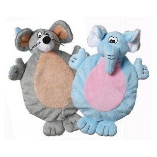 Two Faced Elephant/Mouse Crinkle Dog Toy